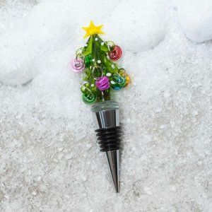 NWT Pier 1 Tree with Bells Bottle Stopper